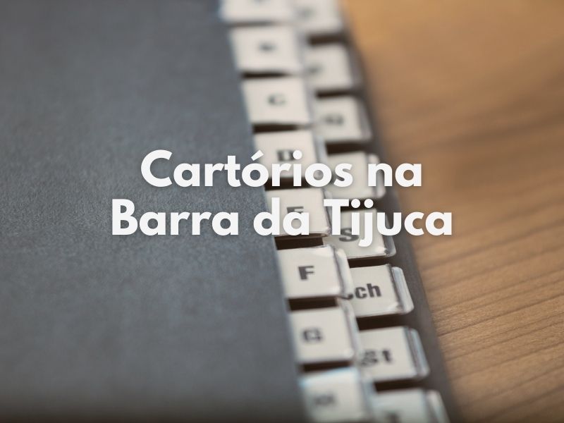 Cartrios Na Barra Da Tijuca